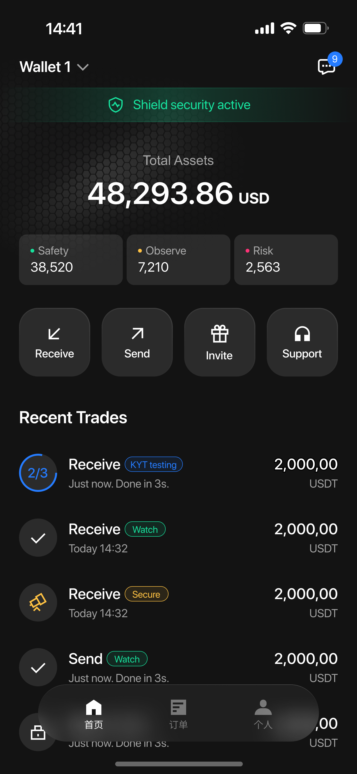 D4U wallet app preview